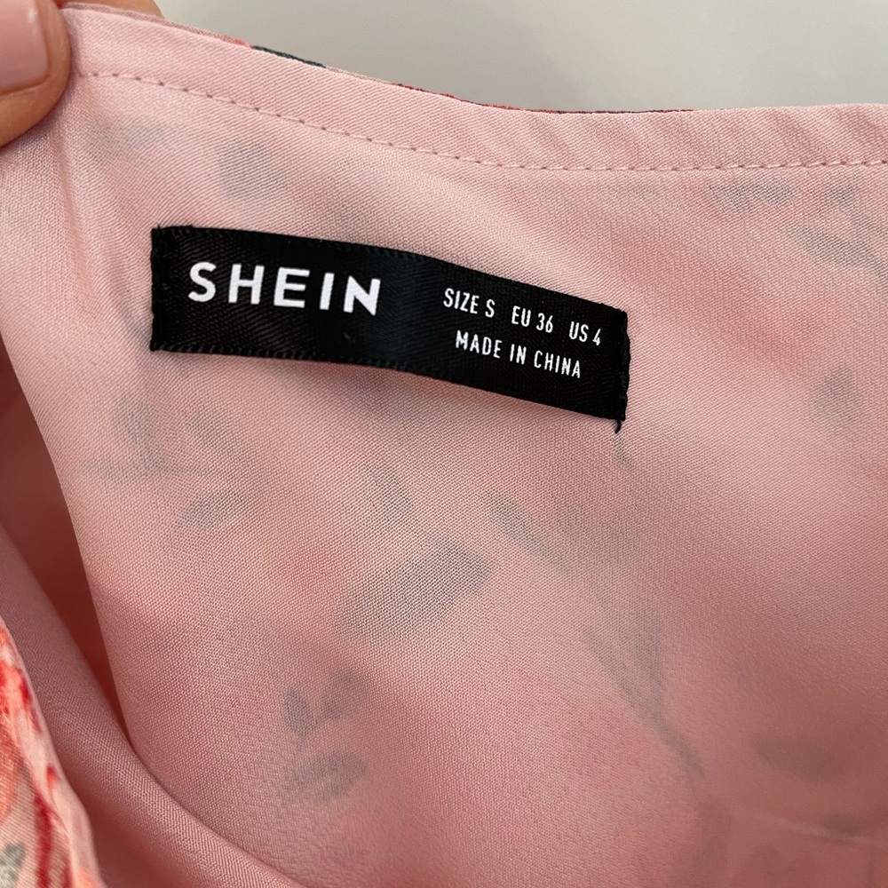 Shein One Shoulder Ruched Ruffle Hem Dress - Picture 8 of 10